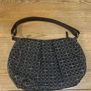 Brown and Turquise Kate Spade Quilted Shoulderbag